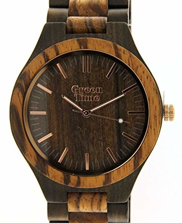 Orologio Green Time Zebrano e Sandalo